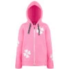 Veste A Capuche Poivre Blanc 1604 Sherpa Glory Pink Fille