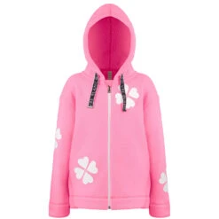 Veste A Capuche Poivre Blanc 1604 Sherpa Glory Pink Fille