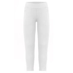 Pantalon Stretch Fleece Poivre Blanc 1621 White Fille