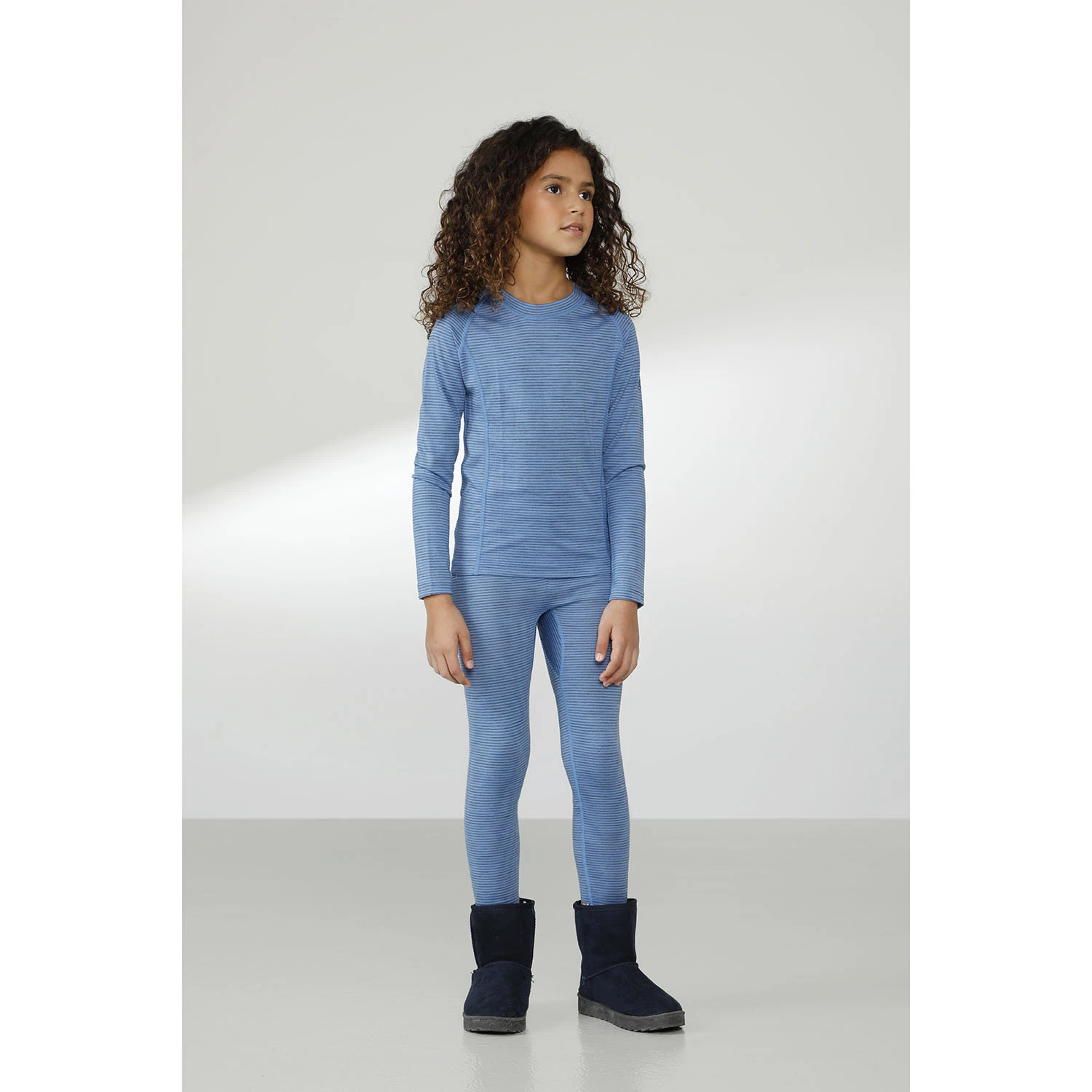 Sous Pull Merino Poivre Blanc 1840 Meteor Heather Stripe 2 Fille 2 Sous Pull Merino Poivre Blanc 1840 Meteor Heather Stripe 2 Fille â Image 2