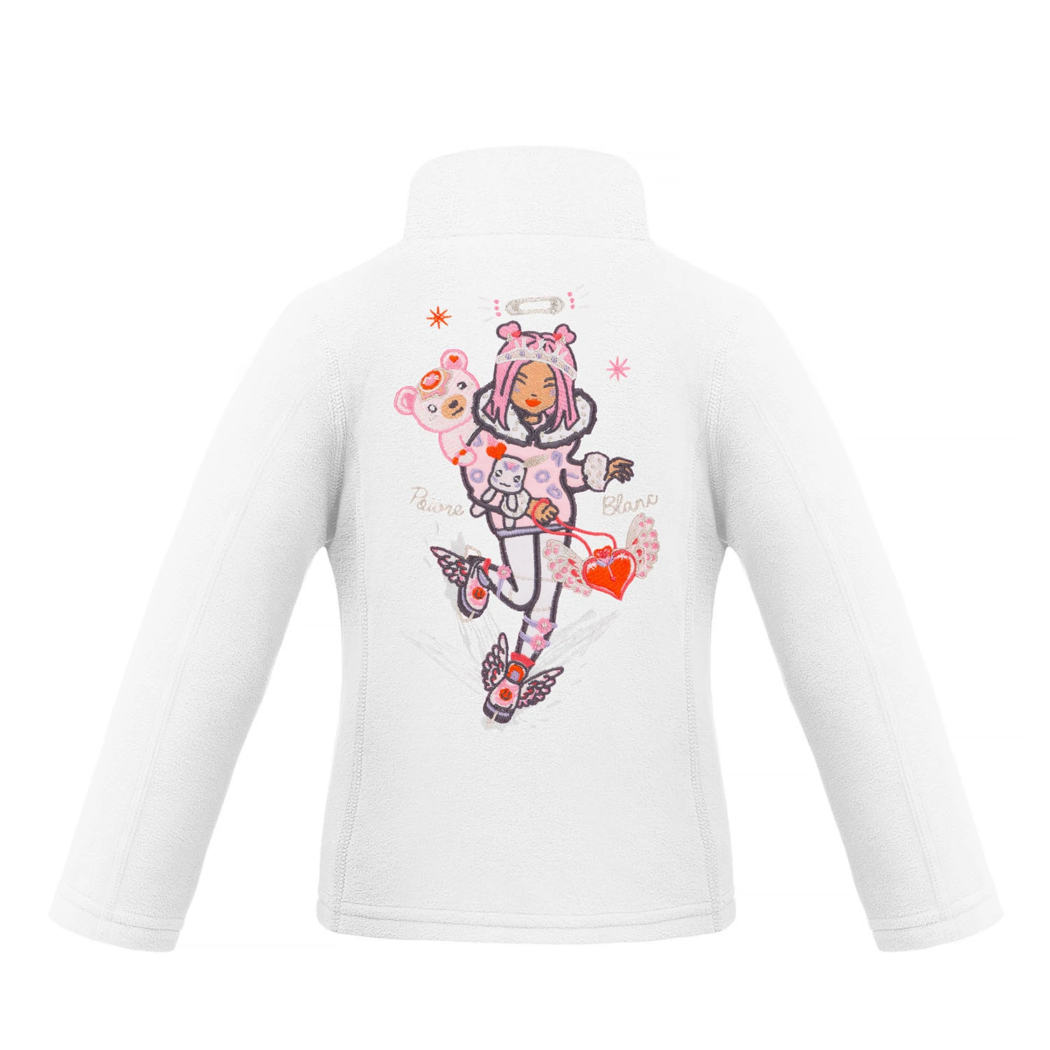 Veste Polaire Poivre Blanc 1500 White Fille 2 Veste Polaire Poivre Blanc 1500 White Fille – Image 2