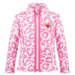 Veste Polaire Poivre Blanc 1500 Leopard Glory Pink Fille