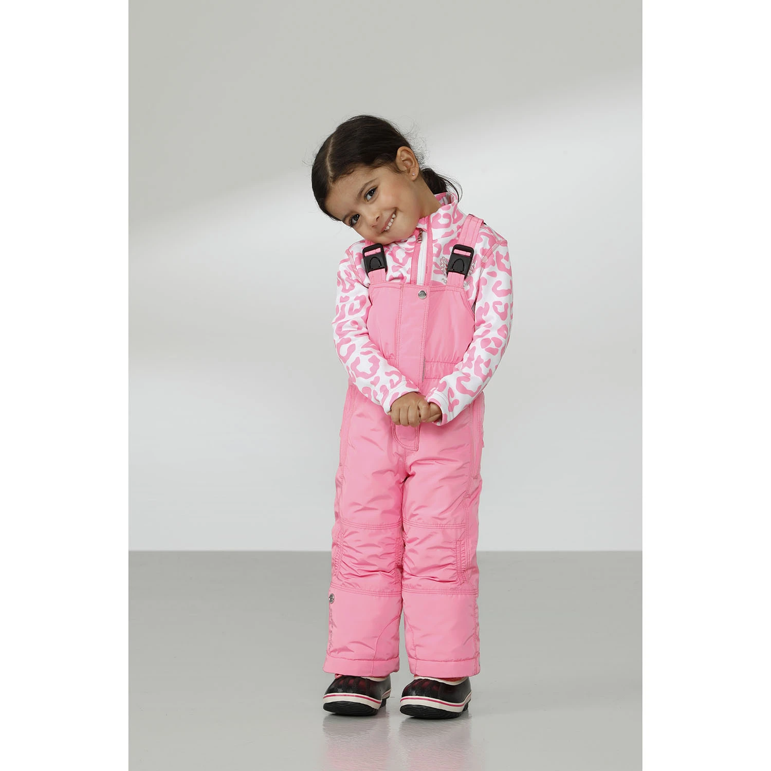 Veste Polaire Poivre Blanc 1500 Leopard Paradise Green Fille 2 Veste Polaire Poivre Blanc 1500 Leopard Paradise Green Fille – Image 2