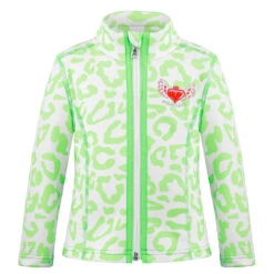 Veste Polaire Poivre Blanc 1500 Leopard Paradise Green Fille