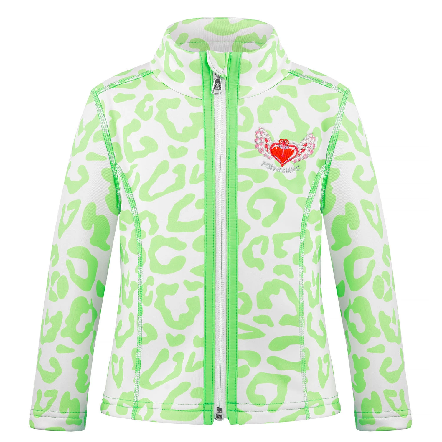 Veste Polaire Poivre Blanc 1500 Leopard Paradise Green Fille 1 Veste Polaire Poivre Blanc 1500 Leopard Paradise Green Fille