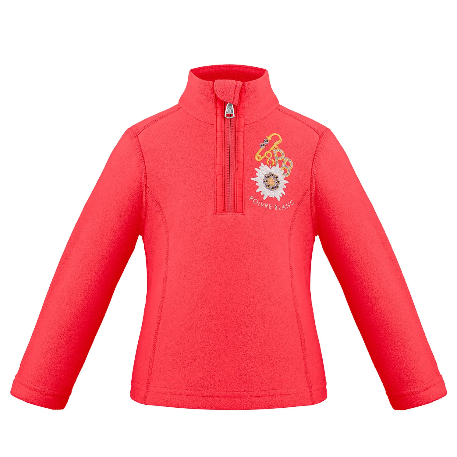 Polaire Micro Fleece Sweater Poivre Blanc 1540 Logo Techno Red 2 Fille 1 Polaire Micro Fleece Sweater Poivre Blanc 1540 Logo Techno Red 2 Fille