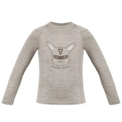 Sous Pull Merino Poivre Blanc 1840 Birch Heather Stripe 2 Fille