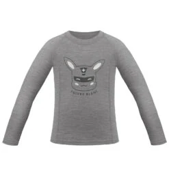 Sous Pull Merino Poivre Blanc 1840 Stone Grey Heather 2 Fille