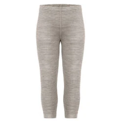 Sous Pantalon Merino Poivre Blanc 1820 Birch Heather Stripe 2 Fille