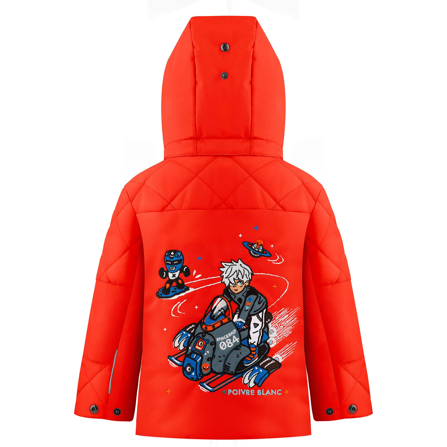 Veste De Ski Poivre Blanc 0900 Scarlet Red 8 Garçon 2 Veste De Ski Poivre Blanc 0900 Scarlet Red 8 Garçon – Image 2