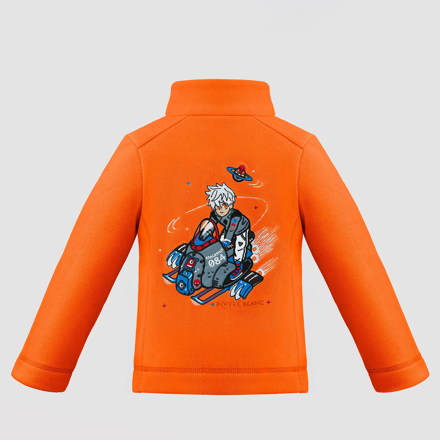 Veste Polaire Poivre Blanc 1510 Flame Orange Garçon 2 Veste Polaire Poivre Blanc 1510 Flame Orange Garçon – Image 2