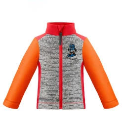 Veste Polaire Poivre Blanc 1510 Melange Grey/Scarlet Red Garçon