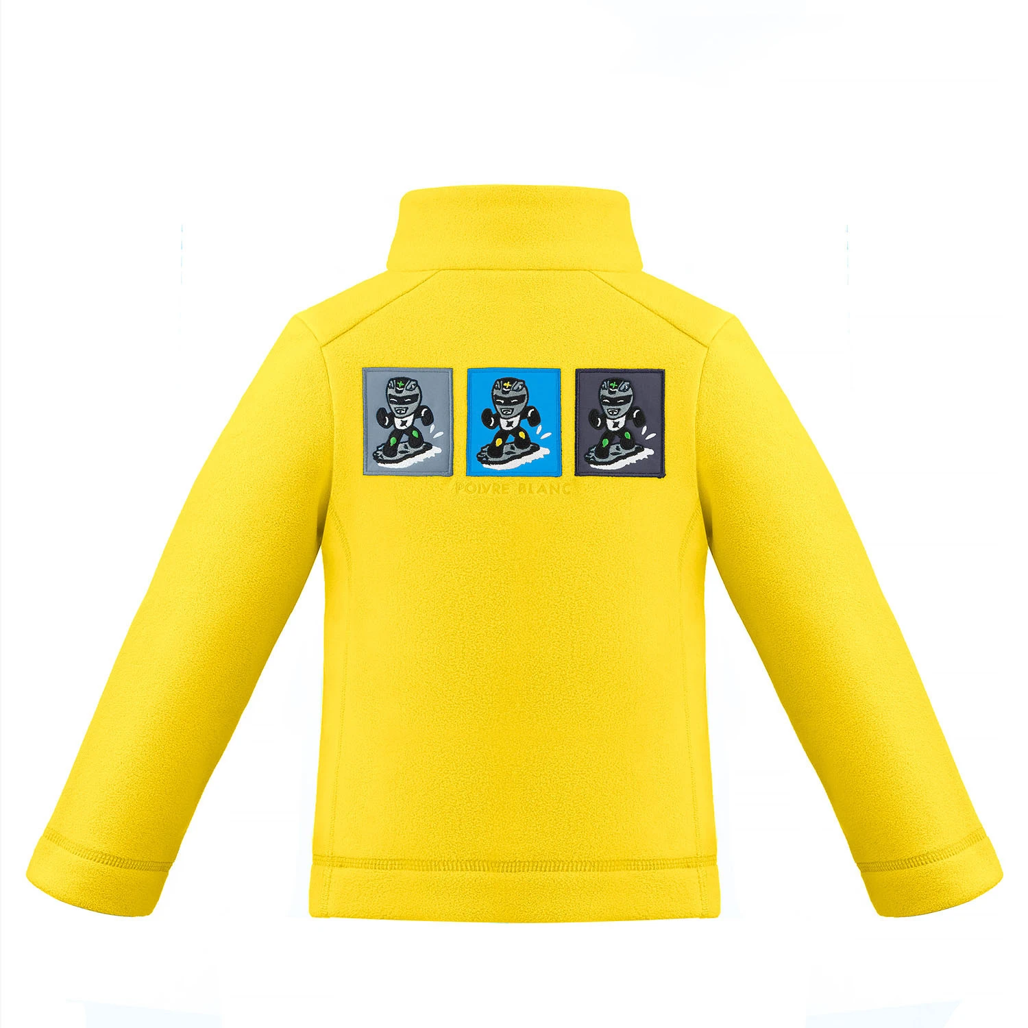 Pull Polaire Poivre Blanc 1550 Cyber Yellow Fille 2 Pull Polaire Poivre Blanc 1550 Cyber Yellow Fille â Image 2