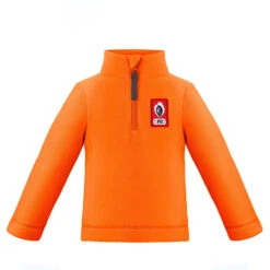 Pull Polaire Poivre Blanc 1550 Flame Orange Fille