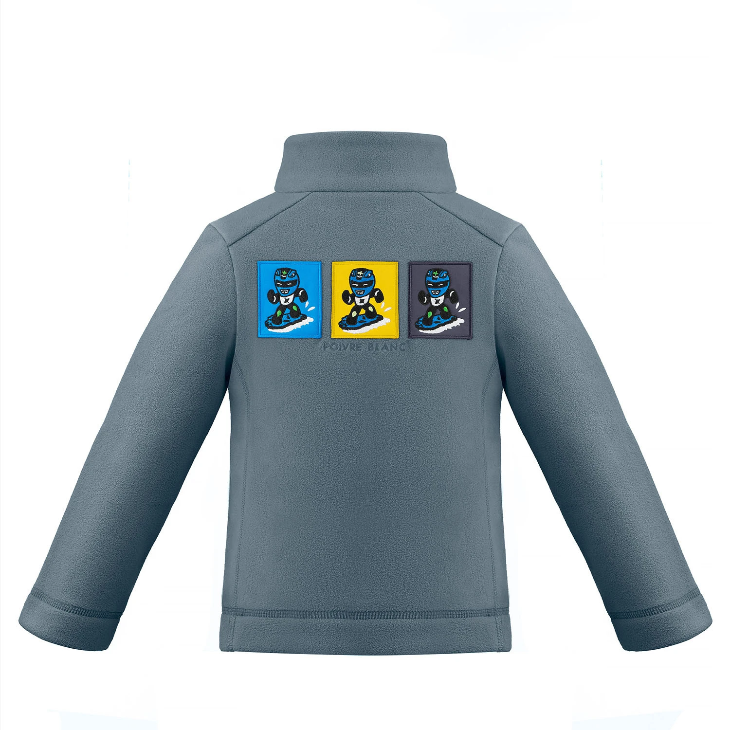 Pull Polaire Poivre Blanc 1550 Thunder Grey Fille 2 Pull Polaire Poivre Blanc 1550 Thunder Grey Fille – Image 2