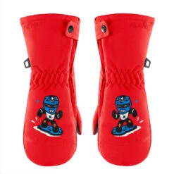 Mouffles De Ski/Snow Poivre Blanc 0973 Scarlet Red 8 Garçon