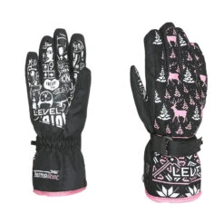 Gants De Ski/Snow Level Junior Ninja Pink Fille