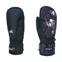 Gants De Ski/Snow Level Junior Black-White Garçon