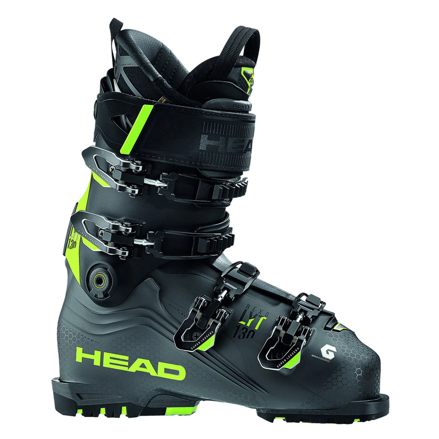 Chaussures De Ski Head Nexo Lyt 130 Anthracite-Yellow Homme 1 Chaussures De Ski Head Nexo Lyt 130 Anthracite-Yellow Homme