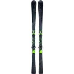 Pack Ski Elan Amphibio 18 + Fixations Emx 12 Bleu Homme