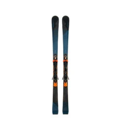 Pack Ski Elan Amphibio 14 + Fixations Emx 11 Bleu Homme