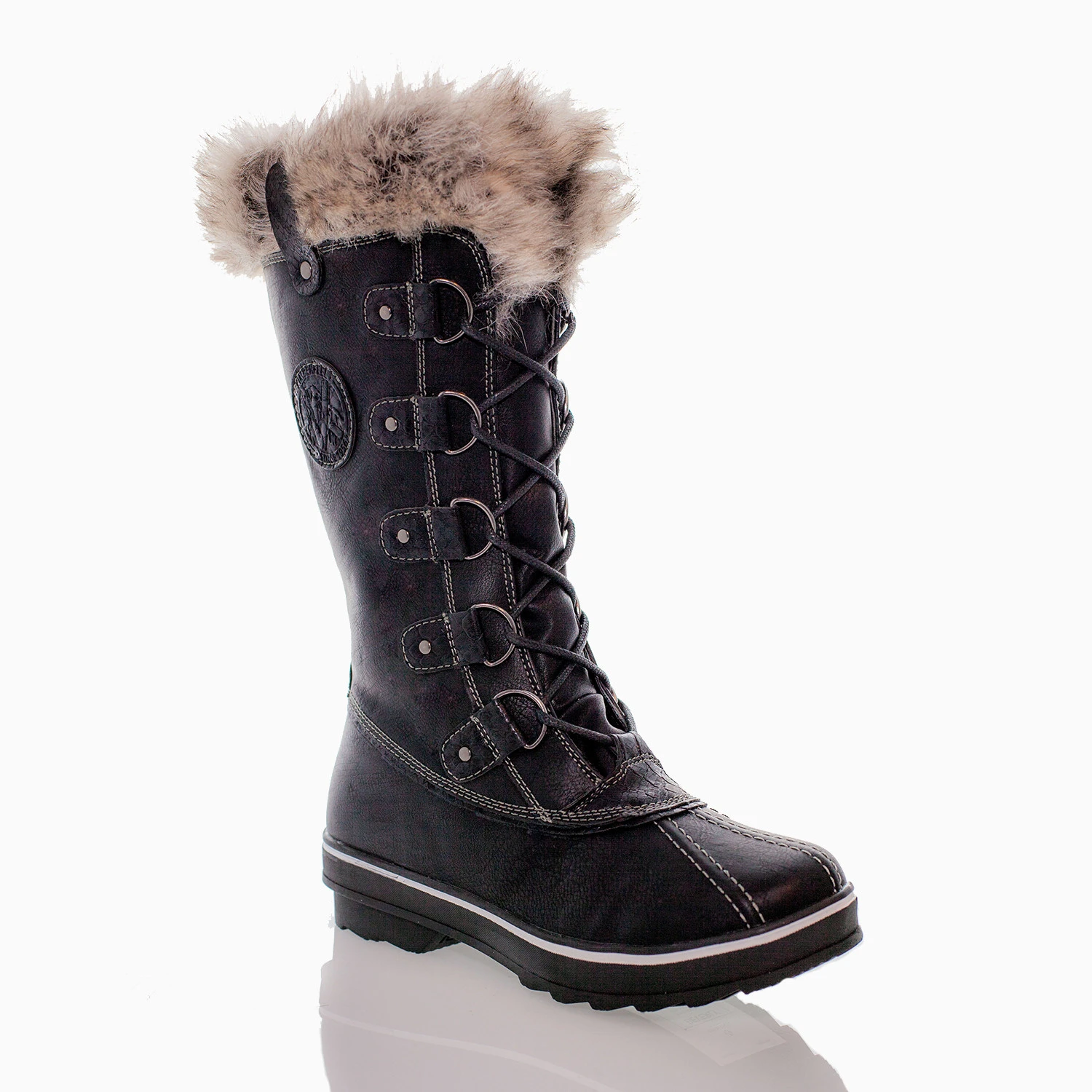 Apres Skis Kimberfeel Beverly Croco Noir Femme 1 Apres Skis Kimberfeel Beverly Croco Noir Femme