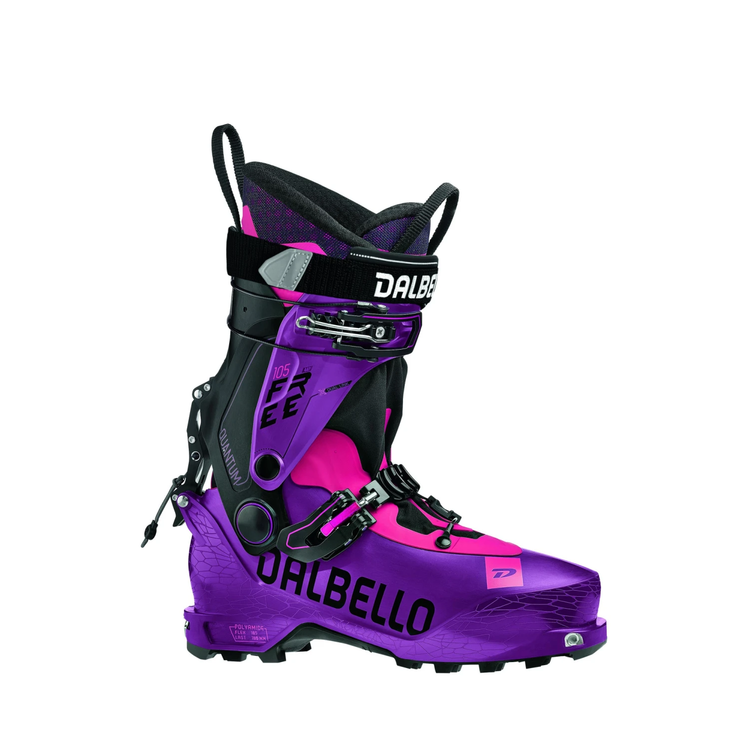 Chaussures De Ski De Rando Dalbello Quantum Free 105 W Uni Orchid Black Femme Bleu 1 Chaussures De Ski De Rando Dalbello Quantum Free 105 W Uni Orchid Black Femme Bleu