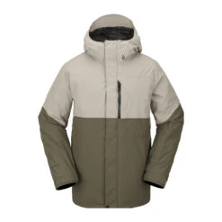 Veste De Ski/Snow Volcom L Gore-Tex Jacket Dark Khaki Homme