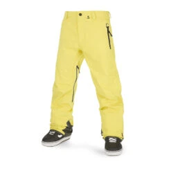 Pantalon De Ski/Snow Volcom Guide Gore-Tex Pant Citron Homme