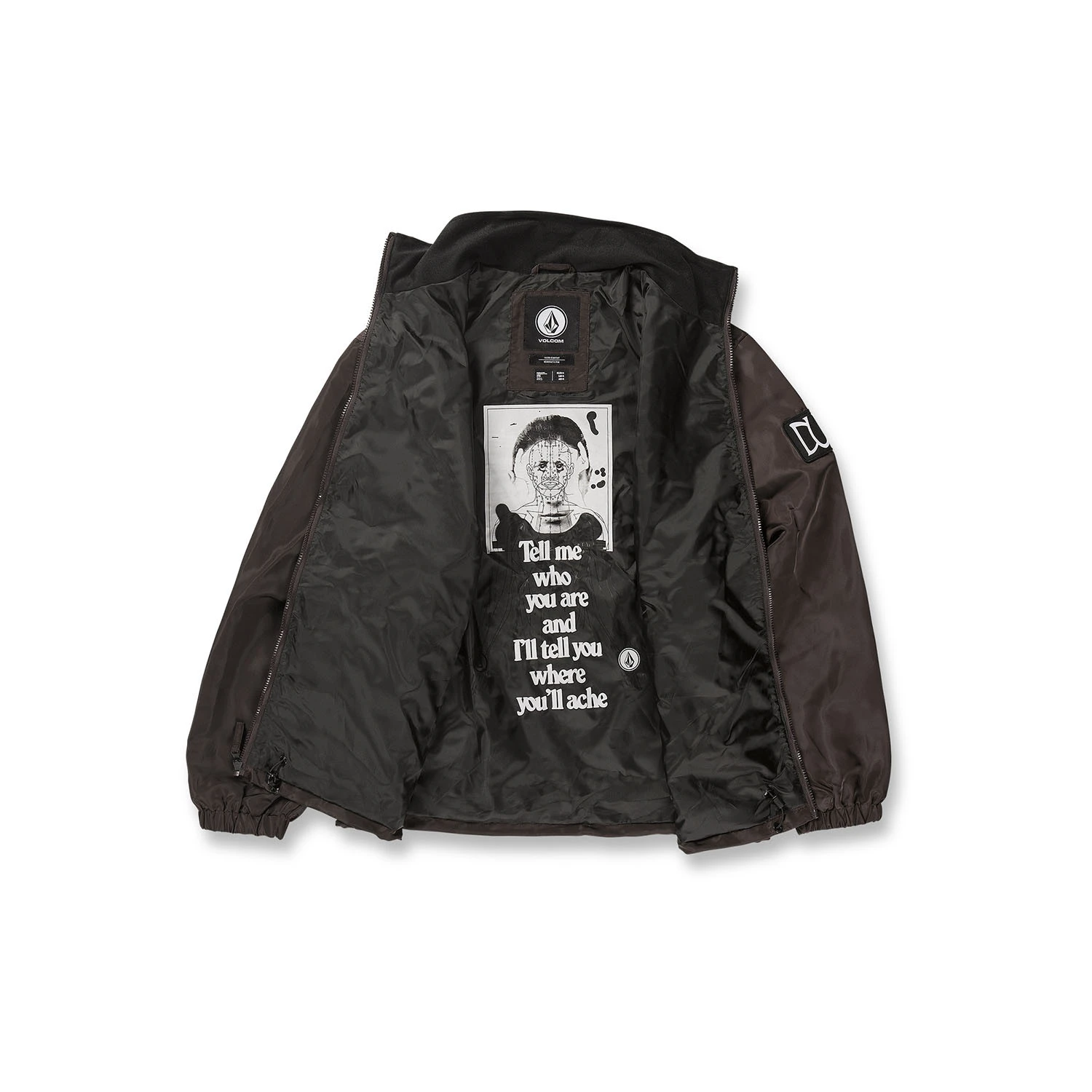 Veste De Ski/Snow Volcom Dustlake Jacket Brown Homme 2 Veste De Ski/Snow Volcom Dustlake Jacket Brown Homme – Image 2