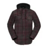 Veste De Ski/Snow Volcom Field Ins Flannel Jacket Black Plaid Homme