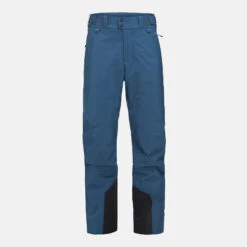 Pantalon De Ski/Snow Peak Performance M Maroon Pant Blue Steel Homme