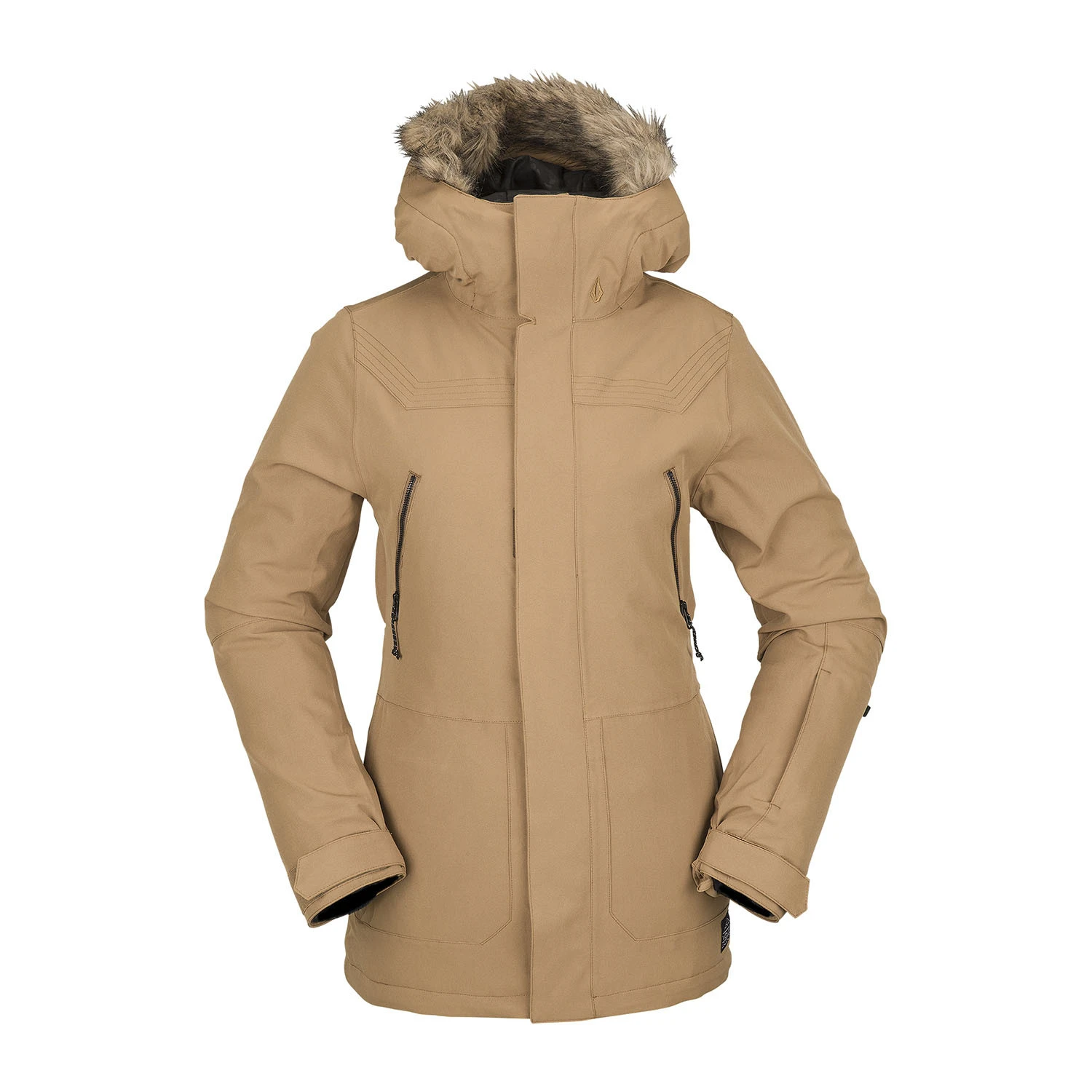Veste De Ski/Snow Volcom Shadow Ins Jacket Caramel Femme 1 Veste De Ski/Snow Volcom Shadow Ins Jacket Caramel Femme