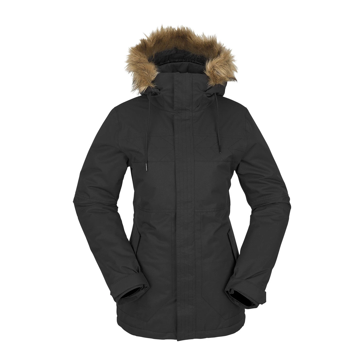 Veste De Ski/Snow Volcom Fawn Ins Jacket Black Femme 1 Veste De Ski/Snow Volcom Fawn Ins Jacket Black Femme