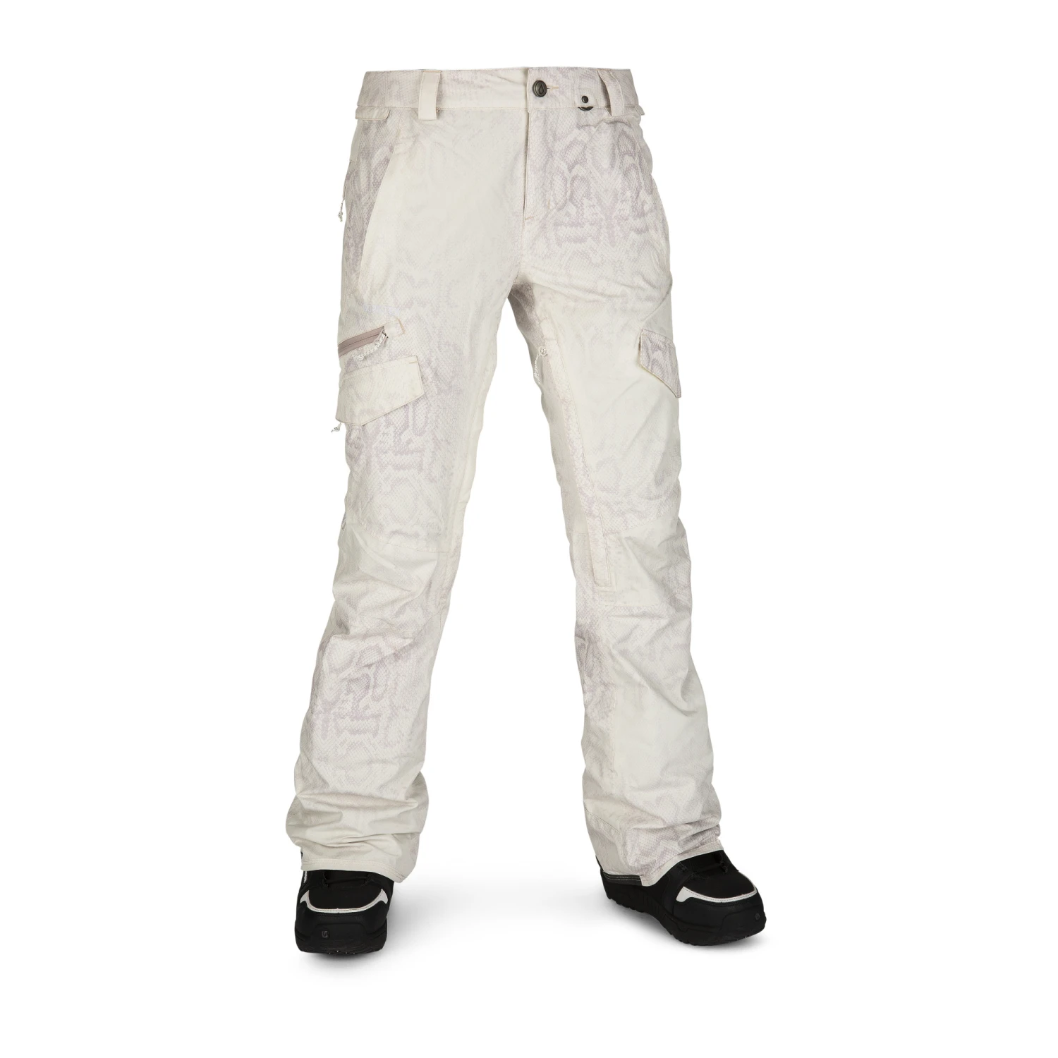 Pantalon Ski/Snow Volcom Aston Gore-Tex Pant Bone Snake Femme 1 Pantalon Ski/Snow Volcom Aston Gore-Tex Pant Bone Snake Femme