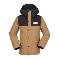 Veste De Ski/Snow Volcom Stone.91 Ins Jacket Caramel Garçon