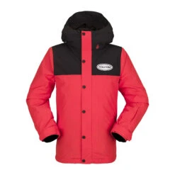 Veste De Ski/Snow Volcom Stone.91 Ins Jacket Orange Shock Garçon