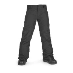 Pantalon De Ski/Snow Volcom Freakin Chino Youth Ins Pant Black Garçon