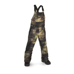 Pantalon De Ski/Snow Volcom Barkley Ins Bib Overall Camouflage Garçon