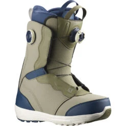 Boots De Snowboard Salomon Ivy Boa Vetiver Deep Lichen Femme