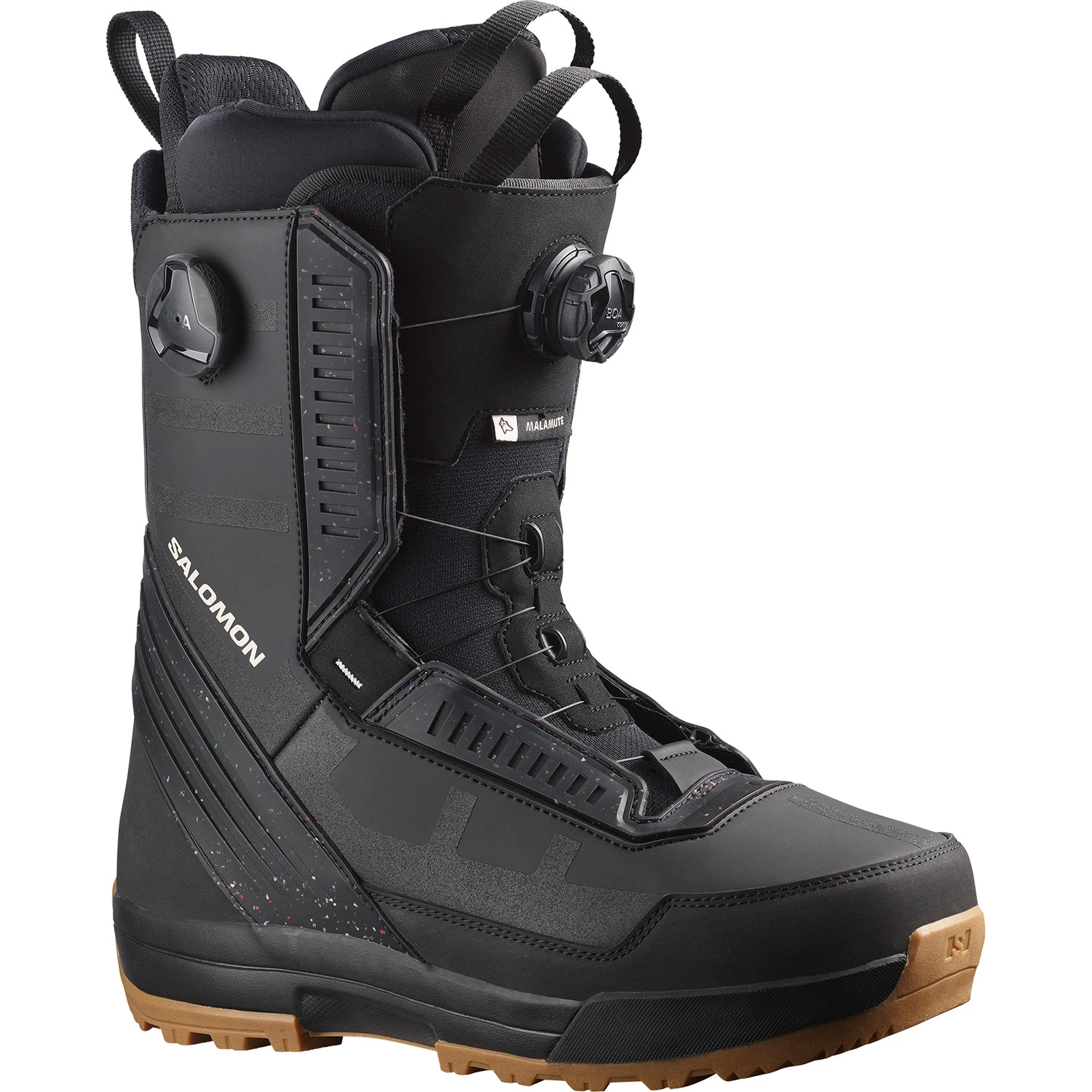 Boots De Snowboard Salomon Malamute Dual Boa Black Homme 1 Boots De Snowboard Salomon Malamute Dual Boa Black Homme