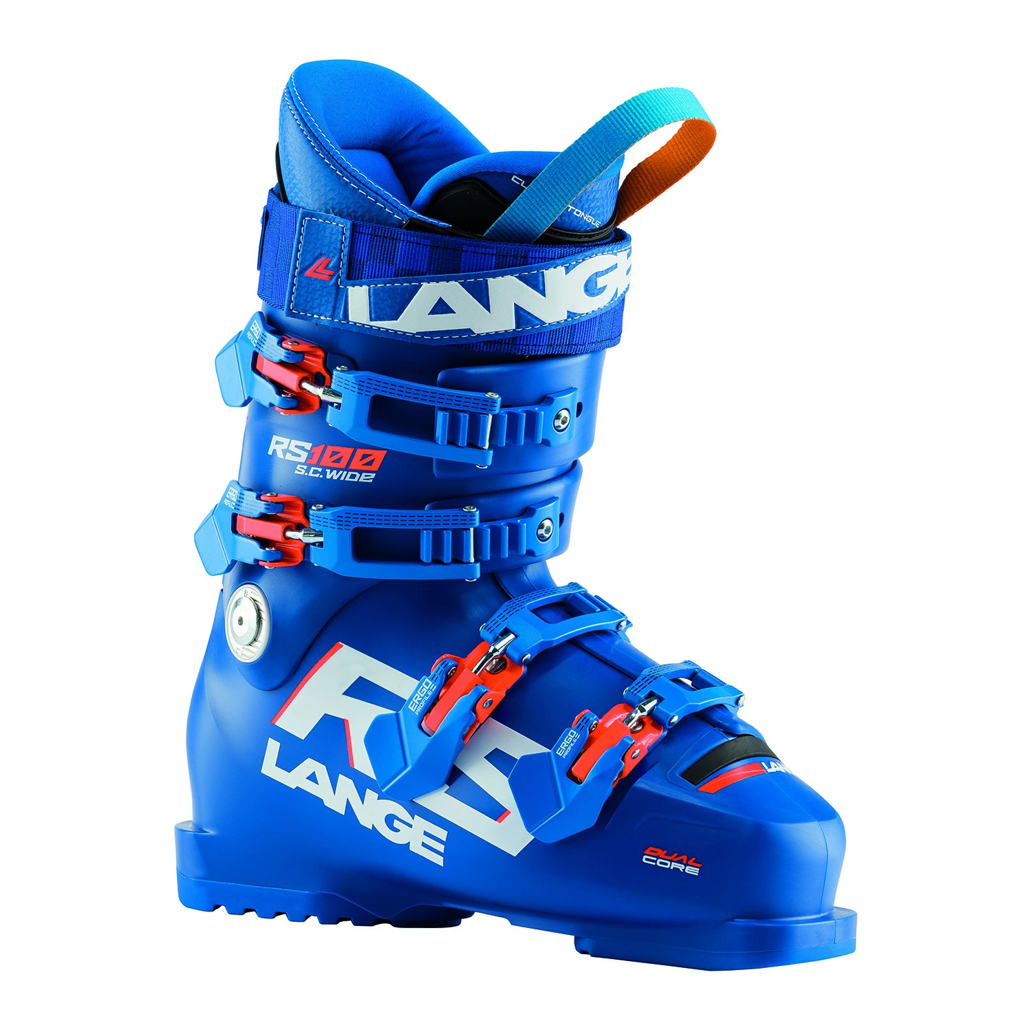 Chaussures De Ski Lange RS 100 S.C. WIDE Enfant Bleu 2 Chaussures De Ski Lange RS 100 S.C. WIDE Enfant Bleu â Image 2