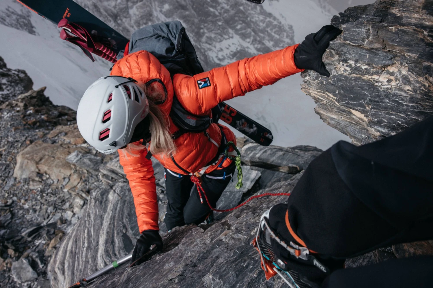 Doudoune Millet Trilogy Diamond Down Hoodie Coral Chrome Femme 2 Doudoune Millet Trilogy Diamond Down Hoodie Coral Chrome Femme – Image 2