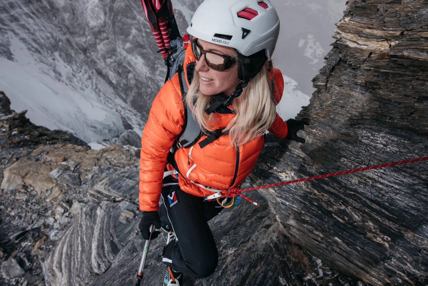 Doudoune Millet Trilogy Diamond Down Hoodie Coral Chrome Femme 3 Doudoune Millet Trilogy Diamond Down Hoodie Coral Chrome Femme – Image 3