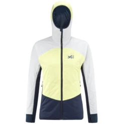 Polaire Millet M White Primaloft Hoodie Saphir Viper Femme