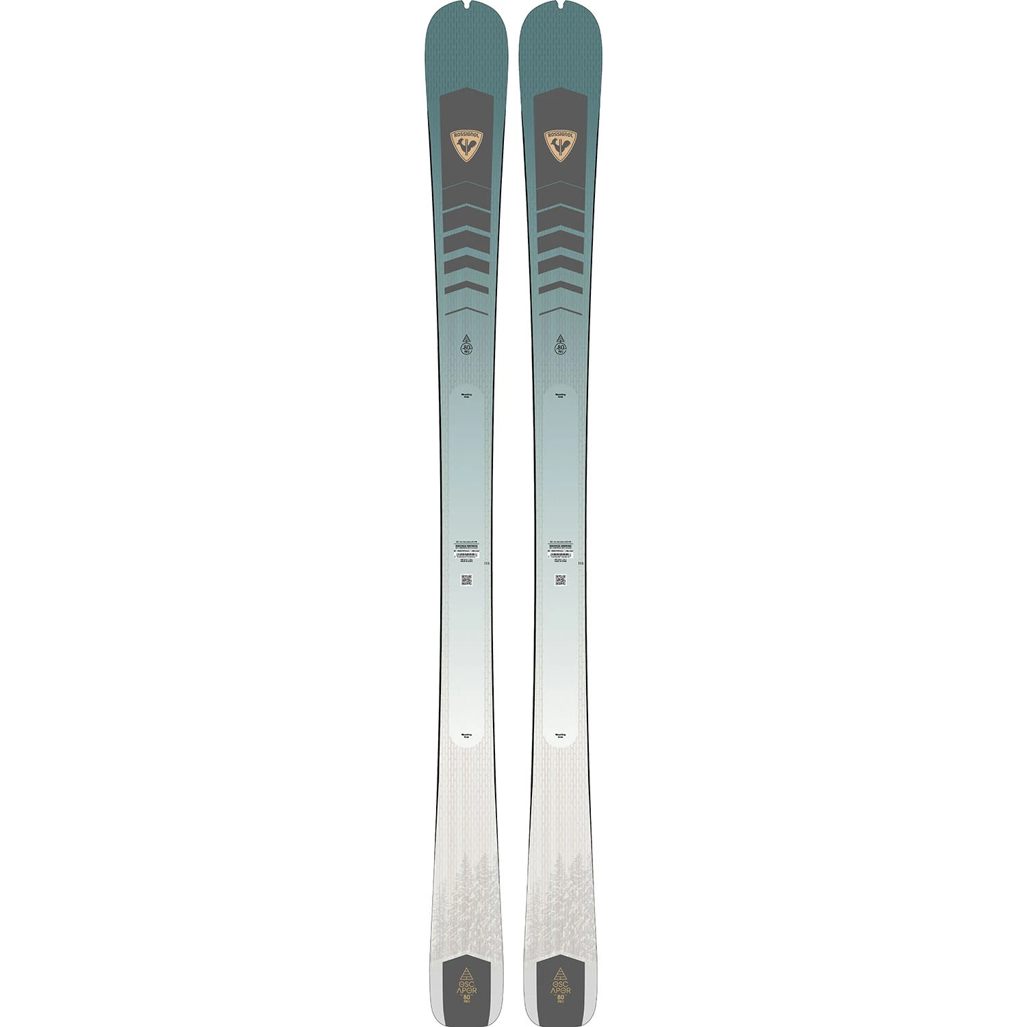 Skis Seul ( Sans Fixations) Rossignol Escaper 80 Pro Bleu Homme 1 Skis Seul ( Sans Fixations) Rossignol Escaper 80 Pro Bleu Homme