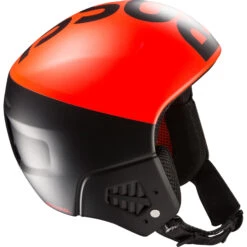 Casque De Ski Rossignol Hero9 Fis Impacts Avec Mentonnière Rouge Homme