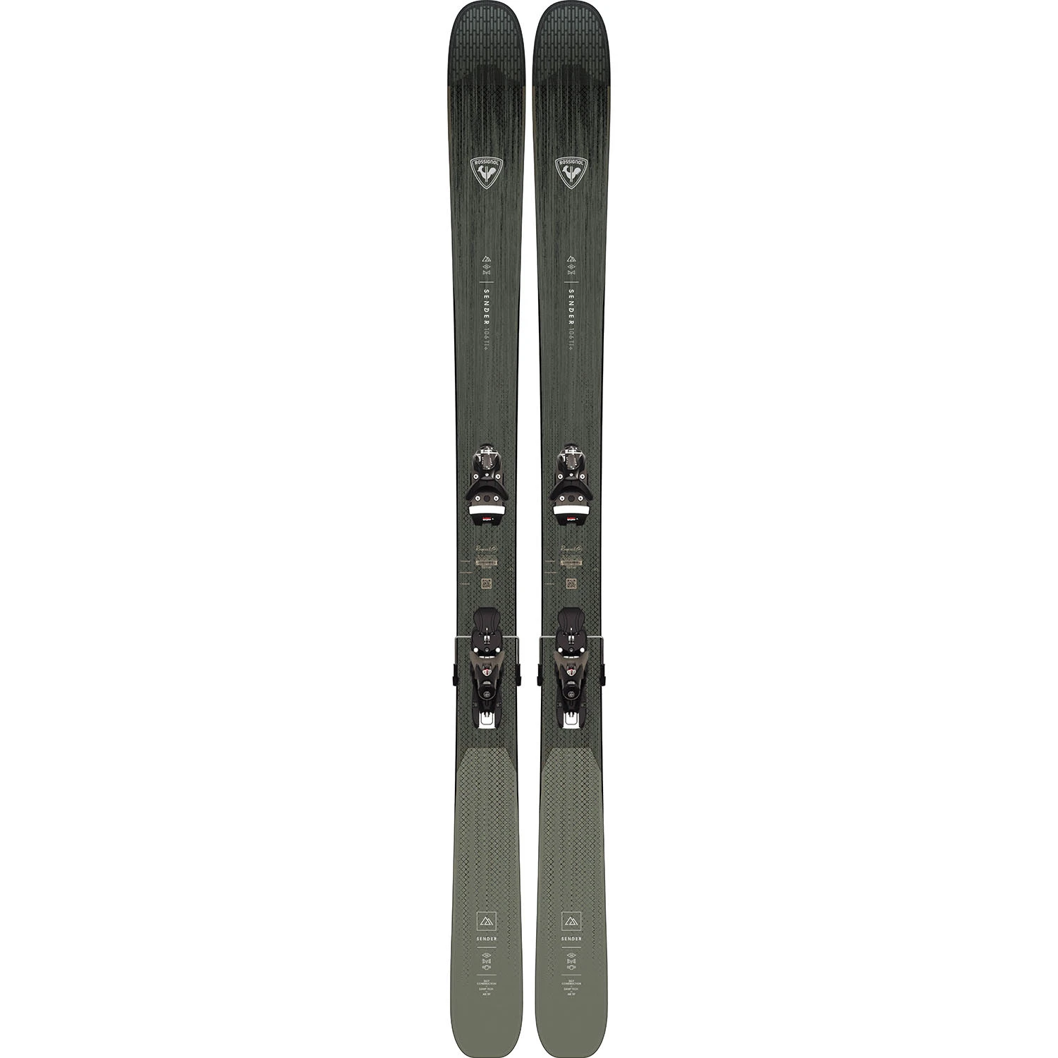 Pack Ski Rossignol Sender 106 Ti Plus + Fixations Spx 12 Homme 2 Pack Ski Rossignol Sender 106 Ti Plus + Fixations Spx 12 Homme – Image 2