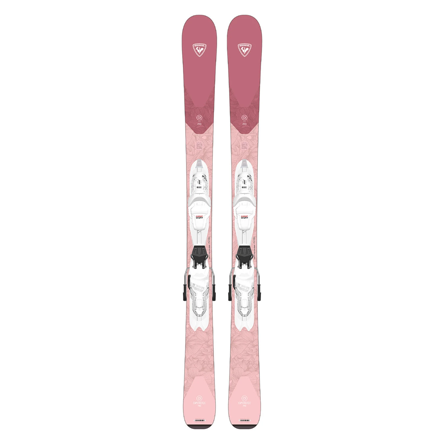 Pack Ski Rossignol Experience W Pro + Fixations XP7 Fille Rose 1 Pack Ski Rossignol Experience W Pro + Fixations XP7 Fille Rose