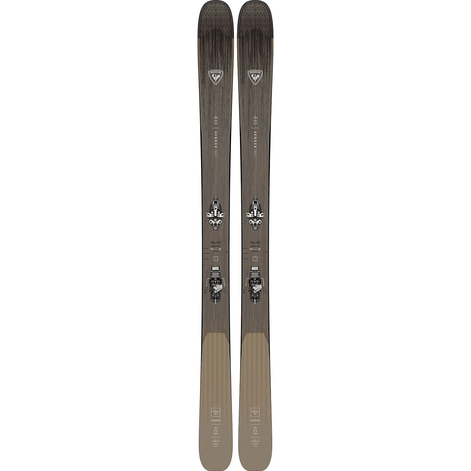 Pack Ski Rossignol Sender 104 Ti + Fixations Hm 12 Homme 2 Pack Ski Rossignol Sender 104 Ti + Fixations Hm 12 Homme â Image 2